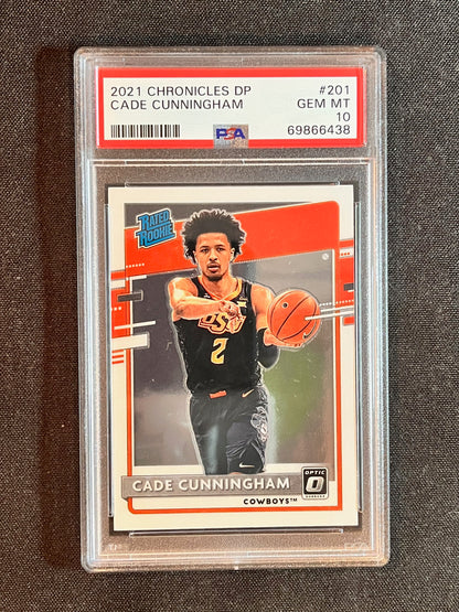 2021 Chronicles Cade Cunningham Rookie RC #201 PSA 10 Pistons Gem Mint!