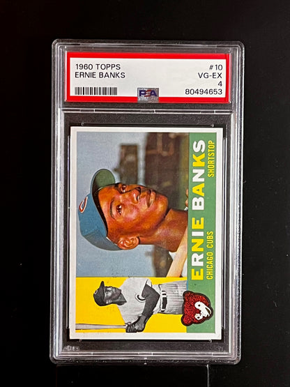 1960 Topps Ernie Banks PSA 4