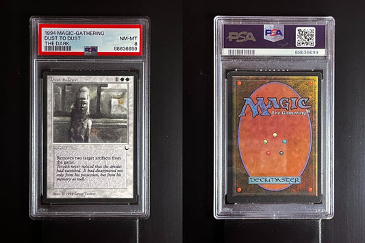 Dust to Dust - Magic The Gathering MTG The Dark - PSA 8! Near Mint