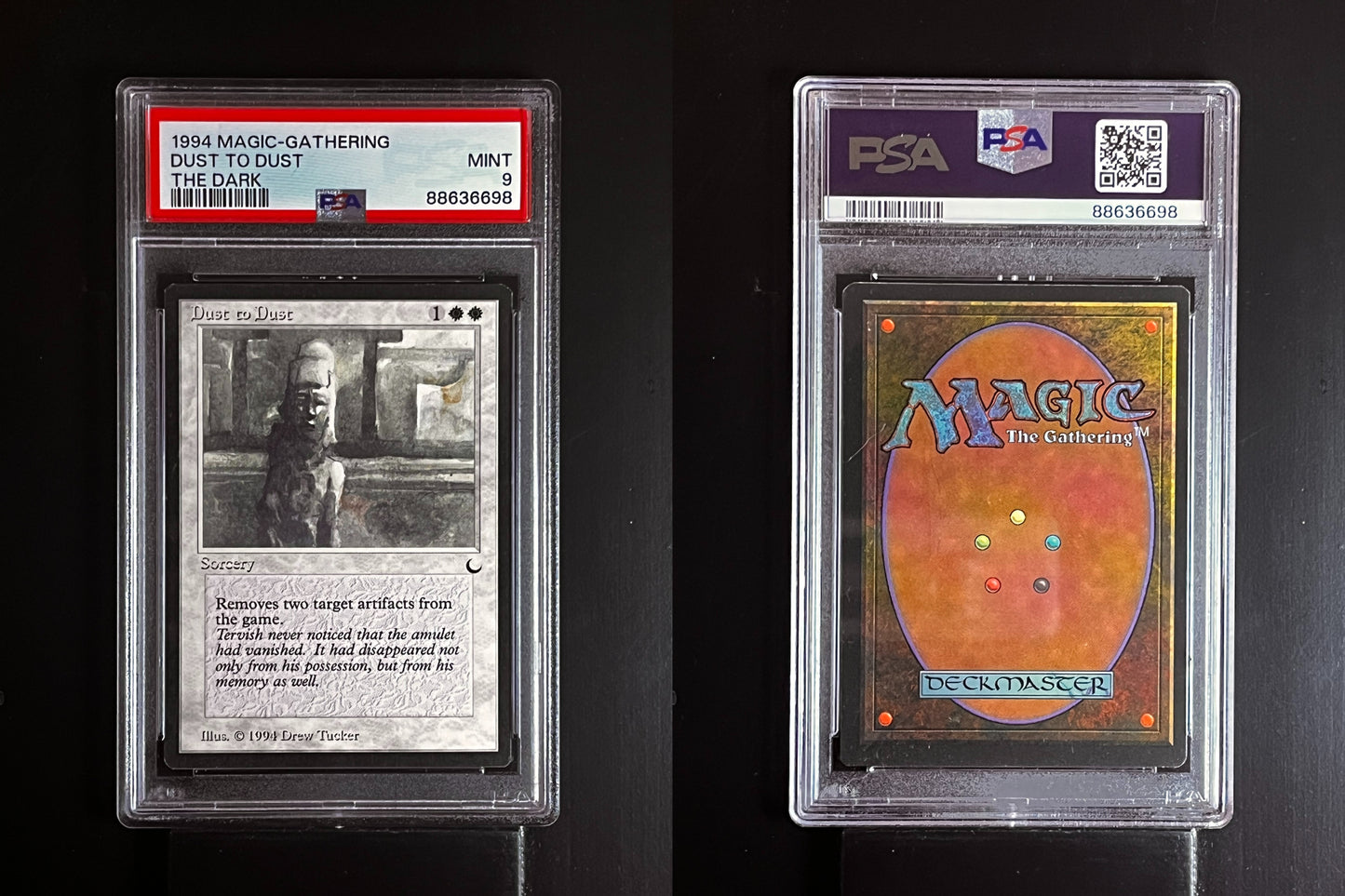 Dust to Dust - Magic The Gathering MTG The Dark - PSA 9! MINT