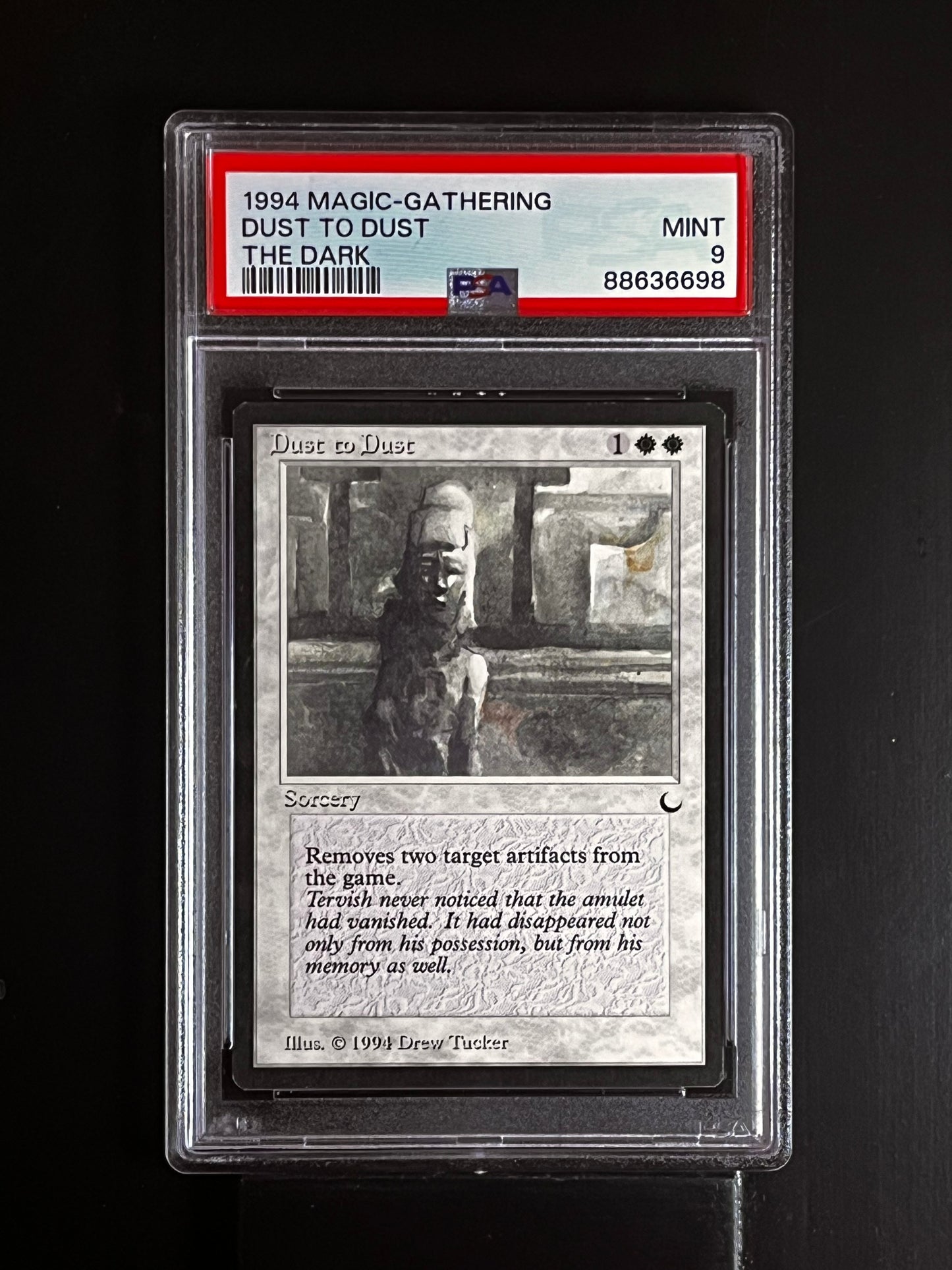 Dust to Dust - Magic The Gathering MTG The Dark - PSA 9! MINT