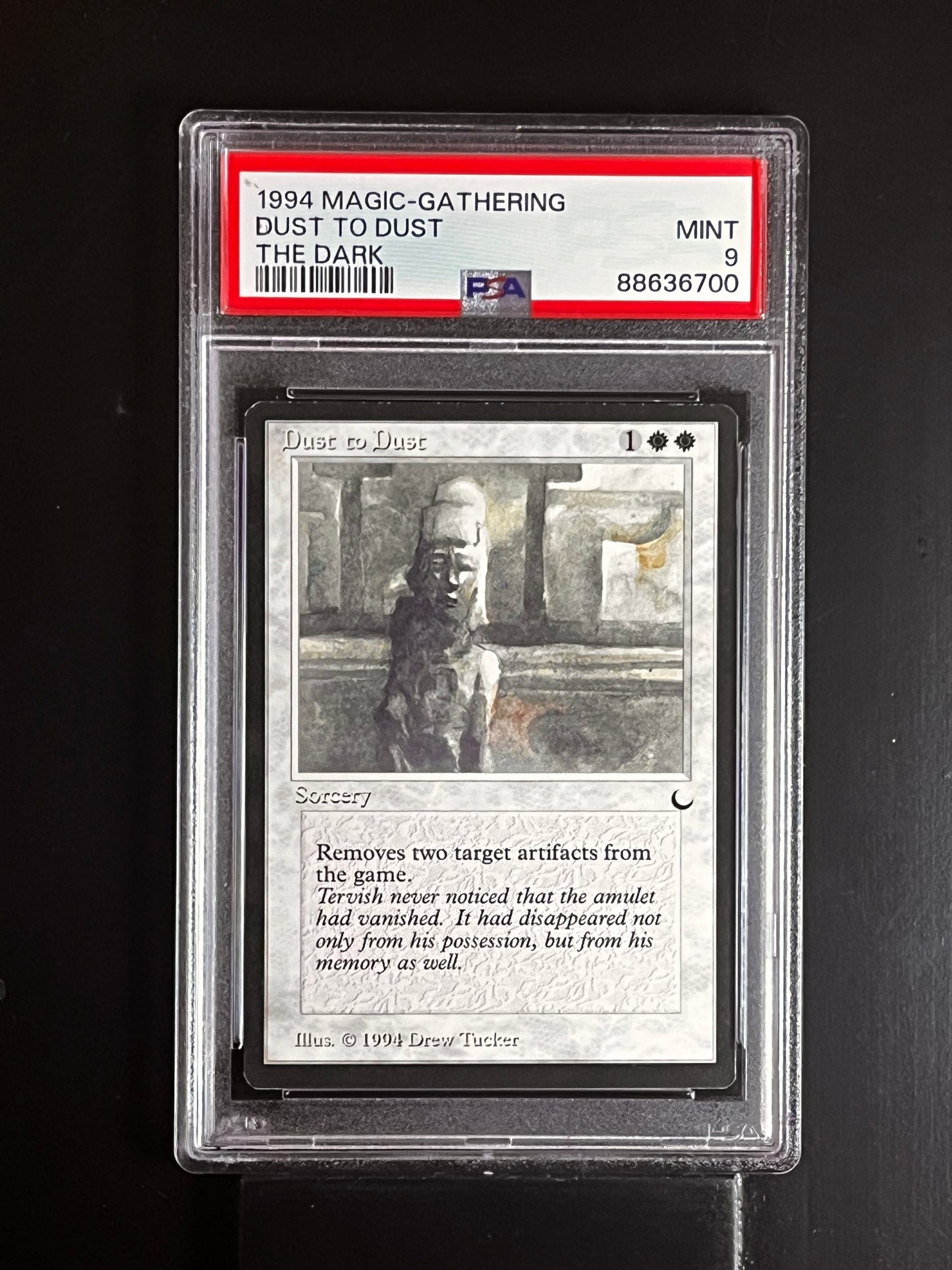 Dust to Dust - Magic The Gathering MTG The Dark - PSA 9! MINT