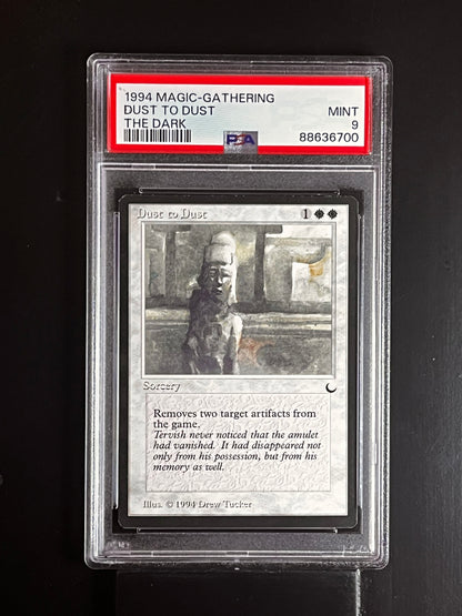 Dust to Dust - Magic The Gathering MTG The Dark - PSA 9! MINT