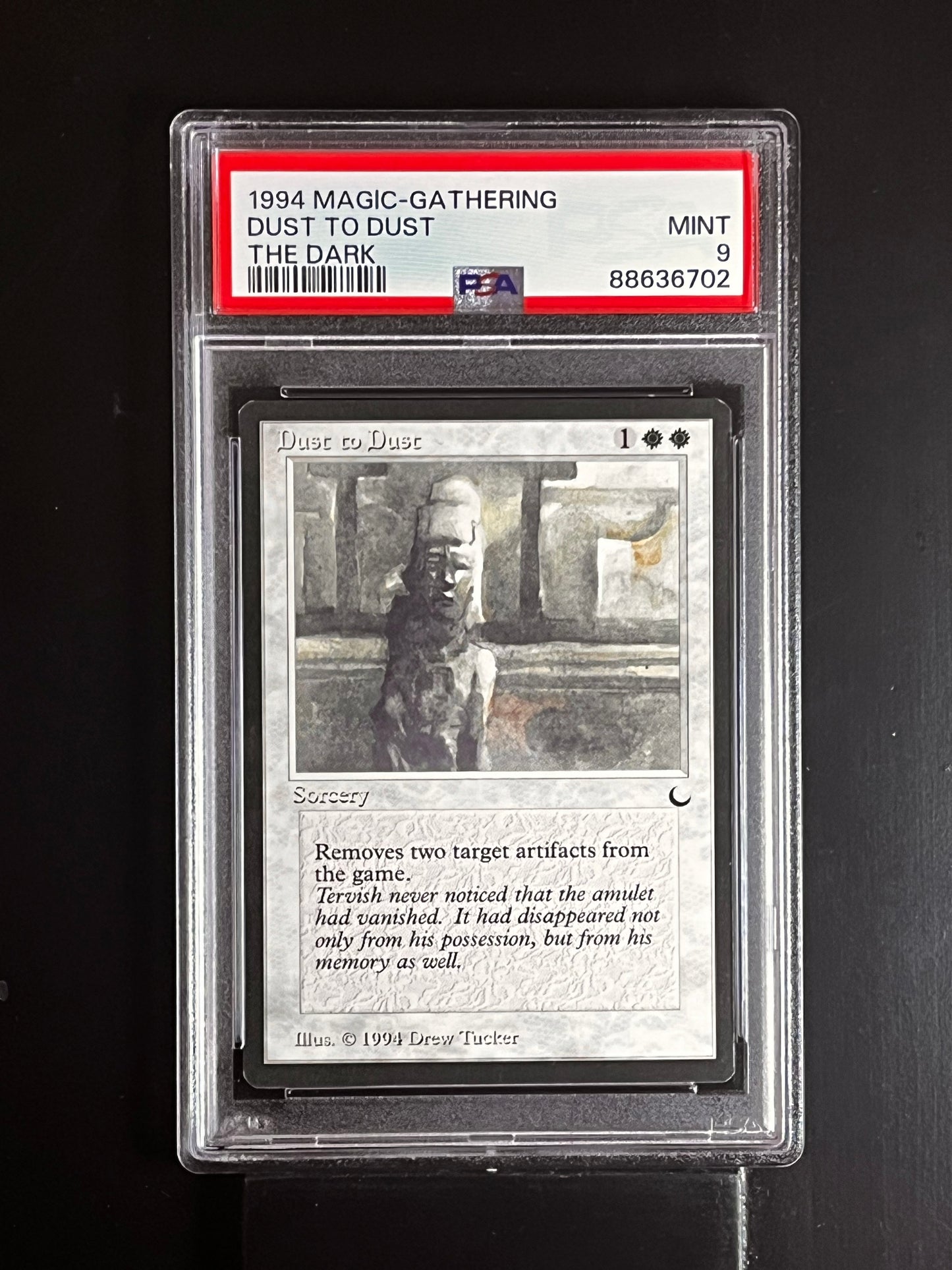 Dust to Dust - Magic The Gathering MTG The Dark - PSA 9! MINT