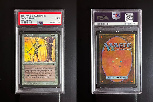 Gaea's Touch - Magic The Gathering MTG The Dark - PSA 7!
