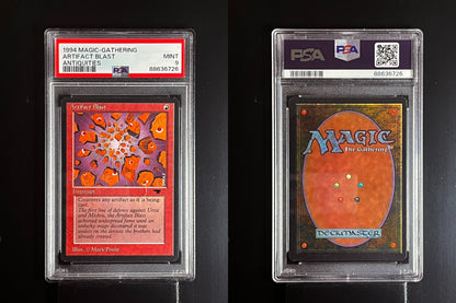 ARTIFACT BLAST Magic The Gathering MTG Antiquities PSA 9 Mint!