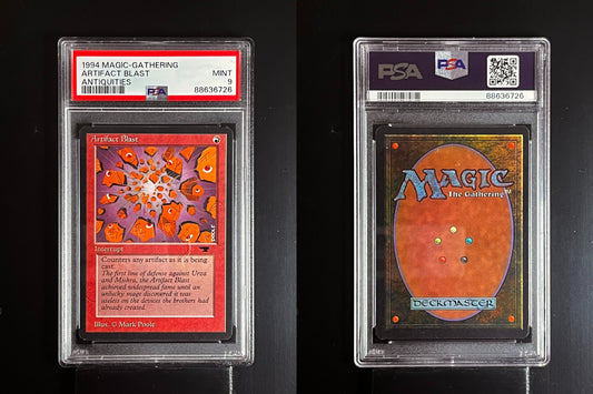 ARTIFACT BLAST Magic The Gathering MTG Antiquities PSA 9 Mint!