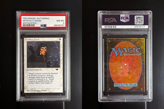 ARTIFACT WARD MTG Magic The Gathering Antiquities PSA 8