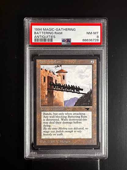 BATTERING RAM MTG Magic The Gathering Antiquities PSA 8