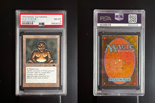 CLAY STATUE MTG Magic The Gathering Antiquities PSA 8