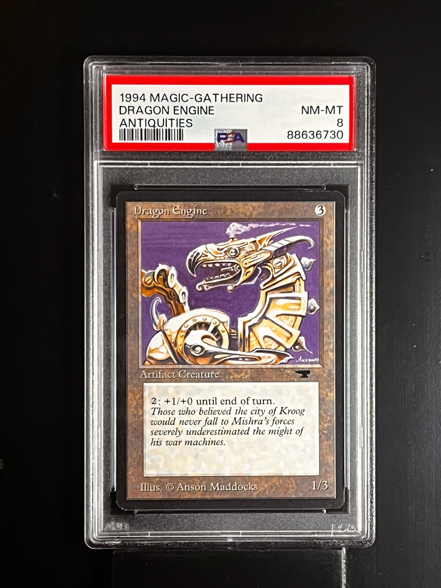 DRAGON ENGINE MTG Magic The Gathering PSA 8