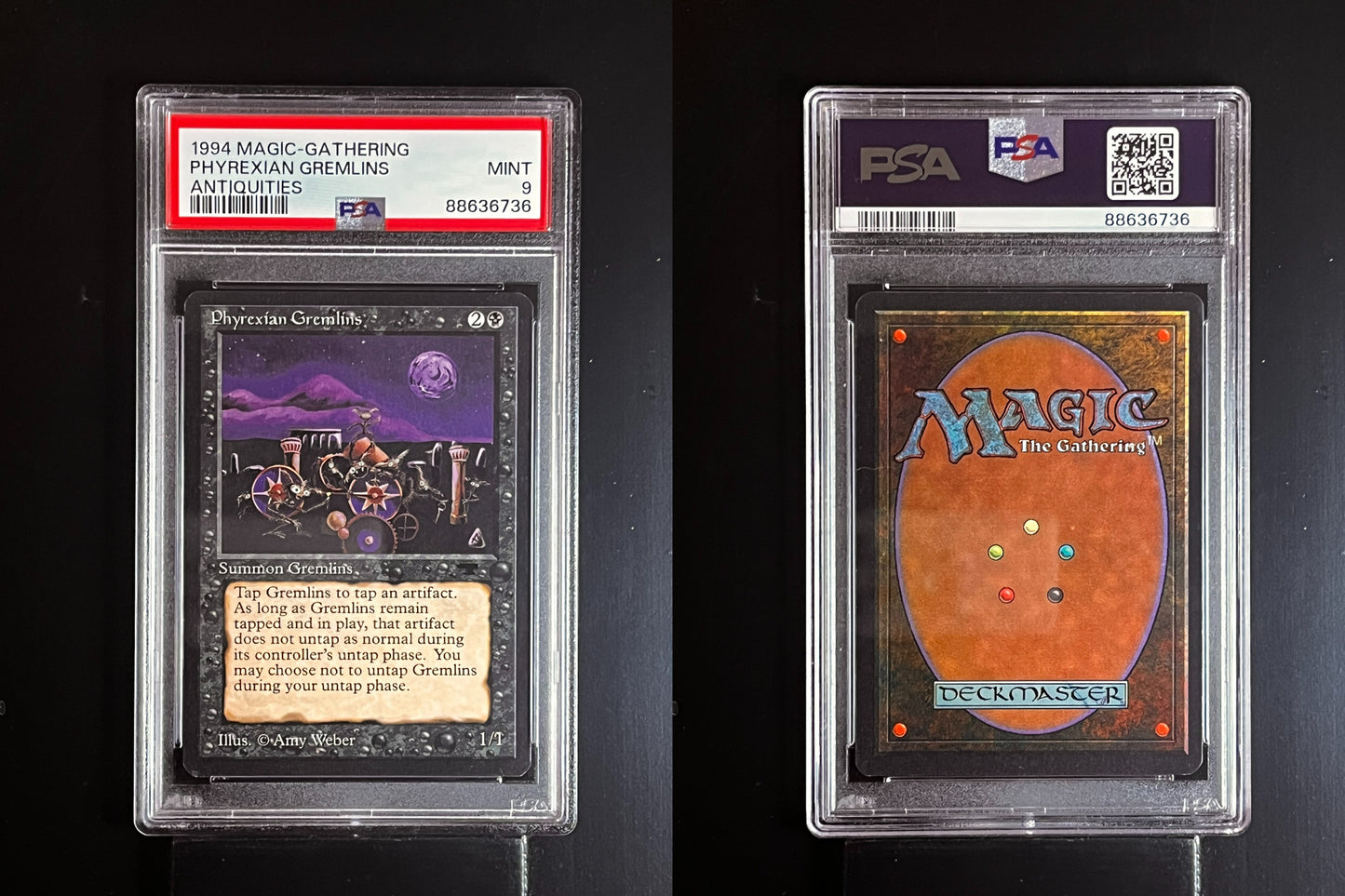 PHYREXIAN GREMLINS MTG Magic the Gathering Antiquities  PSA 9