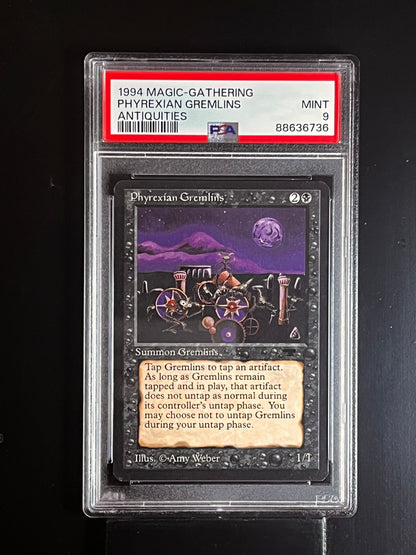 PHYREXIAN GREMLINS MTG Magic the Gathering Antiquities  PSA 9