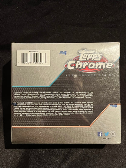 2020 Topps Chrome Update Mega Box SEALED