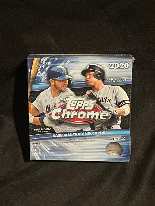 2020 Topps Chrome Baseball Mega Box Factory Sealed with X-Refractors