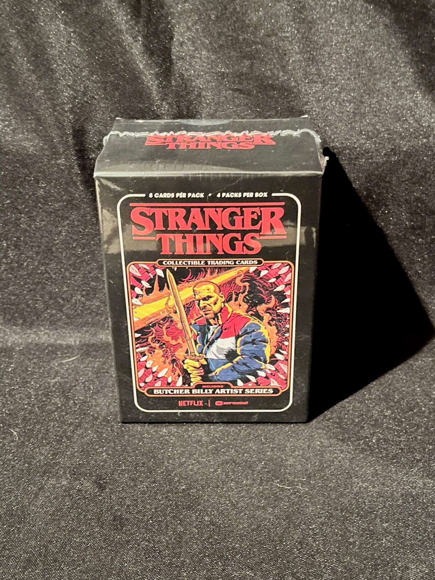 Stranger Things x Zerocool Trading Cards Blaster Box Butcher Billy Artist Series