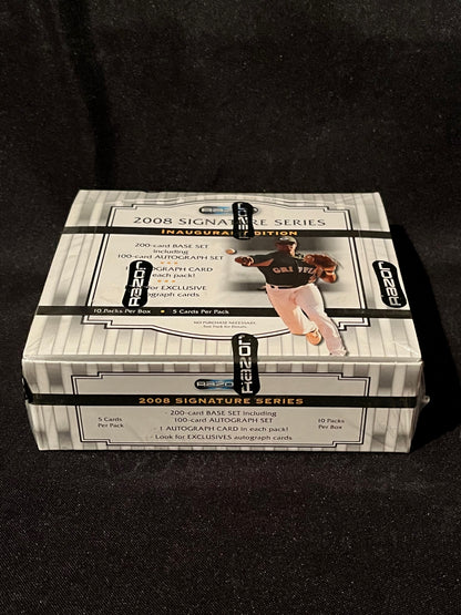 2008 Razor Baseball Signature Series Sealed Box