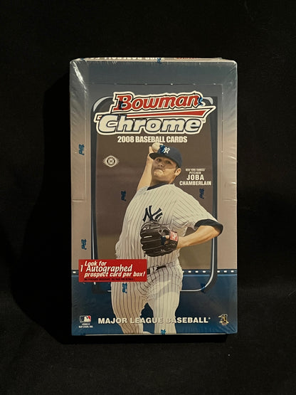 2008 Bowman Chrome Hobby Box - Sealed