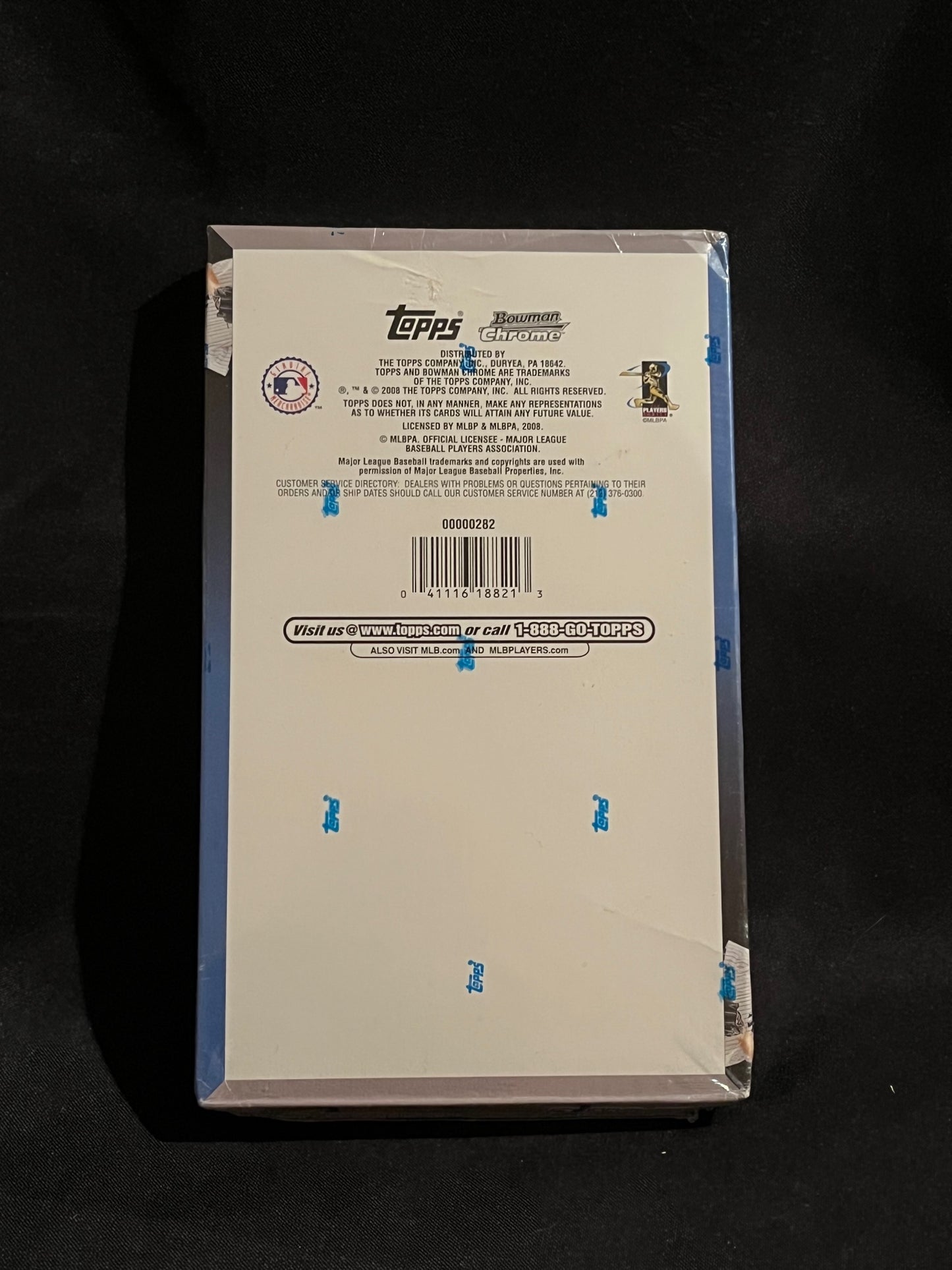 2008 Bowman Chrome Hobby Box - Sealed