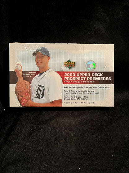 2003 Upper Deck Prospect Premiers Baseball Sealed Box