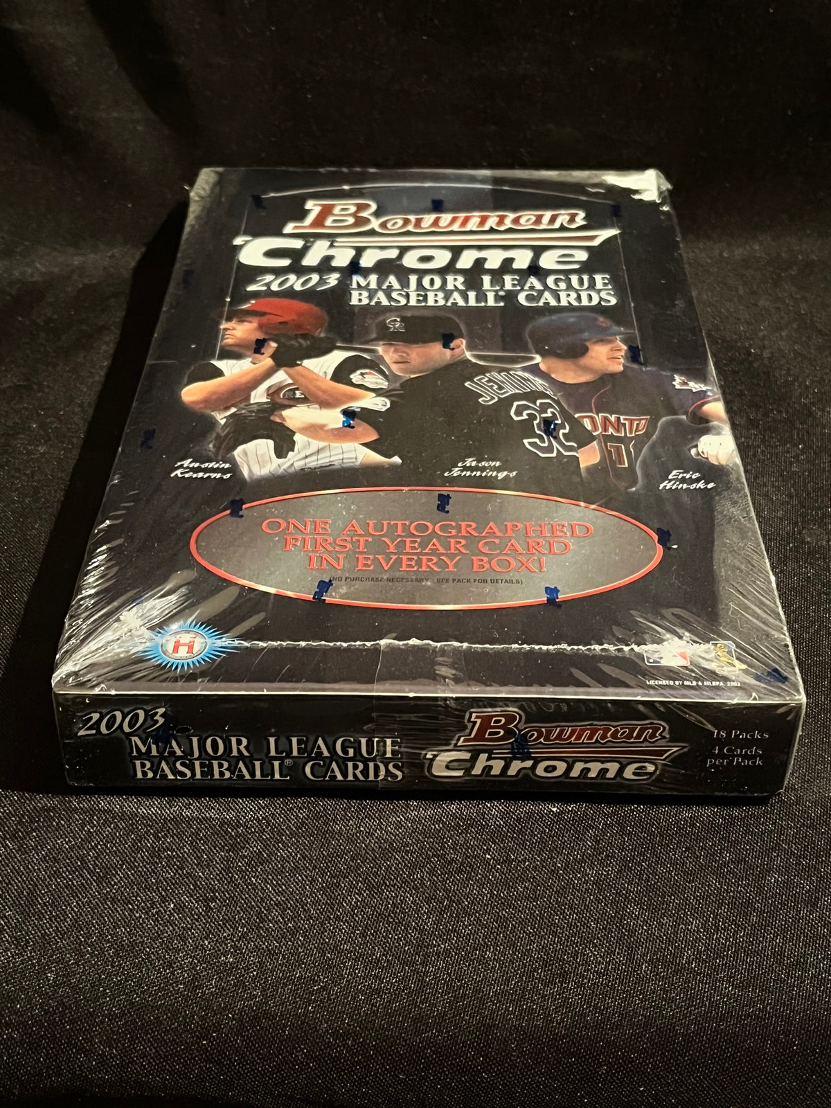 2003 Bowman Chrome Baseball Hobby Box - Autographs!