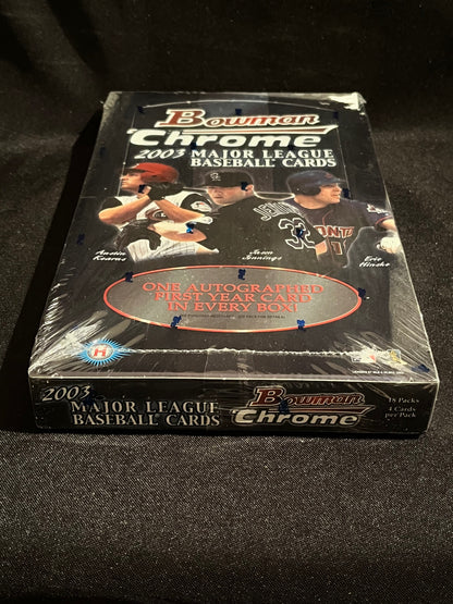 2003 Bowman Chrome Baseball Hobby Box - Autographs!