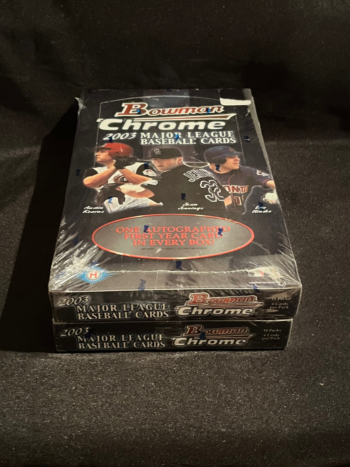 2003 Bowman Chrome Baseball Hobby Box - Autographs!
