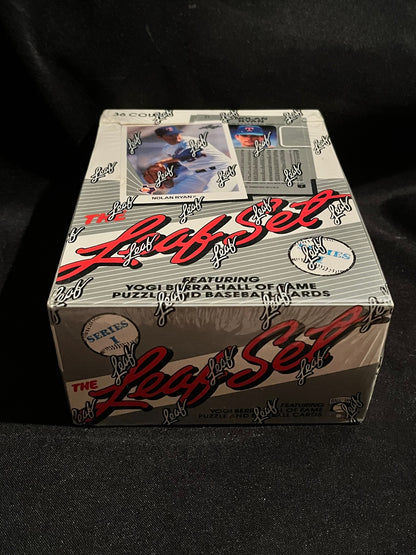 1990 Leaf Baseball Series 1 Factory Sealed Box