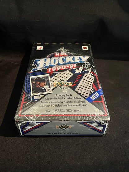 1990-91 Upper Deck Hockey Low # Box