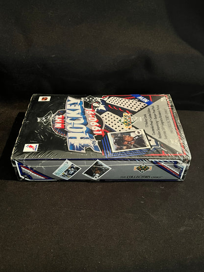 1990-91 Upper Deck Hockey Low # Box