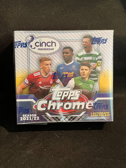 2021-22 Topps Chrome CINCH Hobby Box Premiership