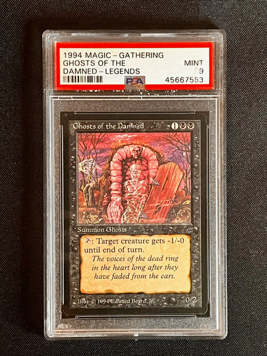 MTG Magic The Gathering Legends Ghosts of the Damned PSA 9 !