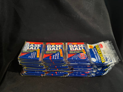 1986 Fleer Baseball Rack Pack (1 Pack)