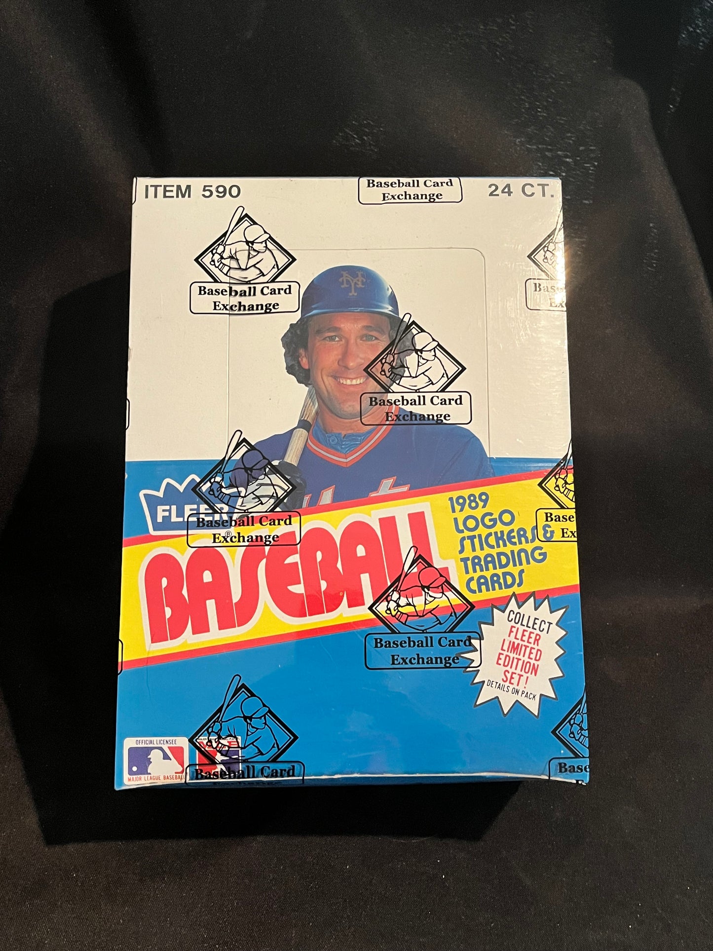 1989 Fleer Baseball BBCE FASC Rack Box