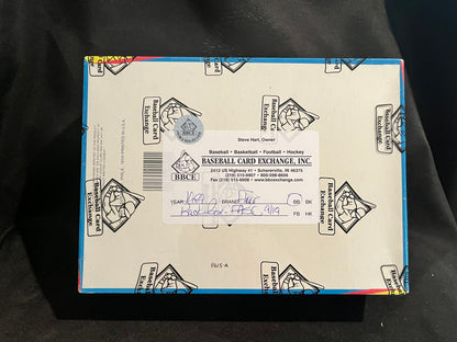 1989 Fleer Baseball BBCE FASC Rack Box