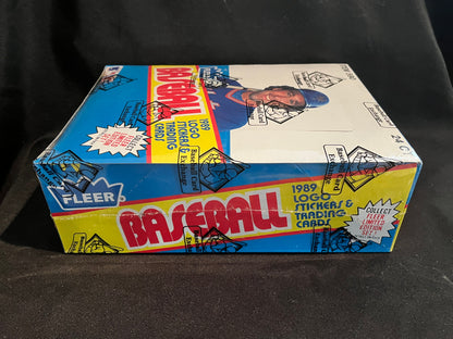 1989 Fleer Baseball BBCE FASC Rack Box