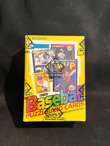 1989 Donruss Baseball BBCE FASC Wax Box