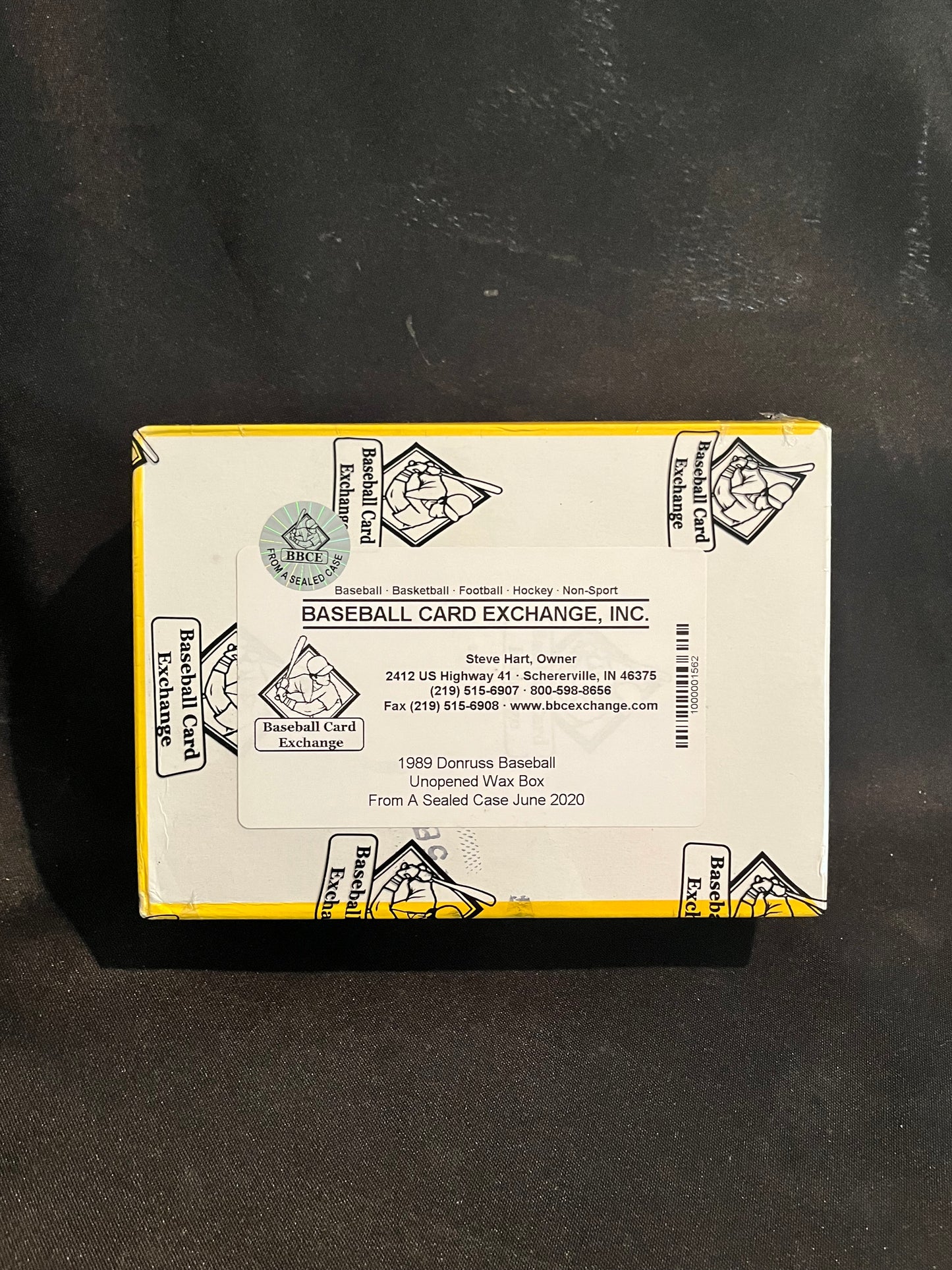 1989 Donruss Baseball BBCE FASC Wax Box