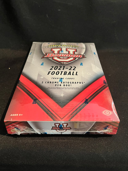 2021-22 Bowman University Football Hobby Box