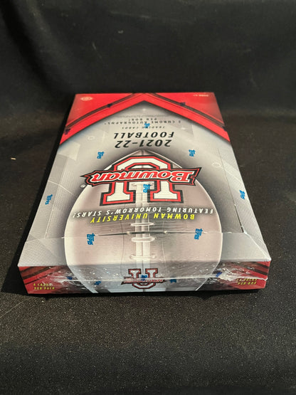 2021-22 Bowman University Football Hobby Box