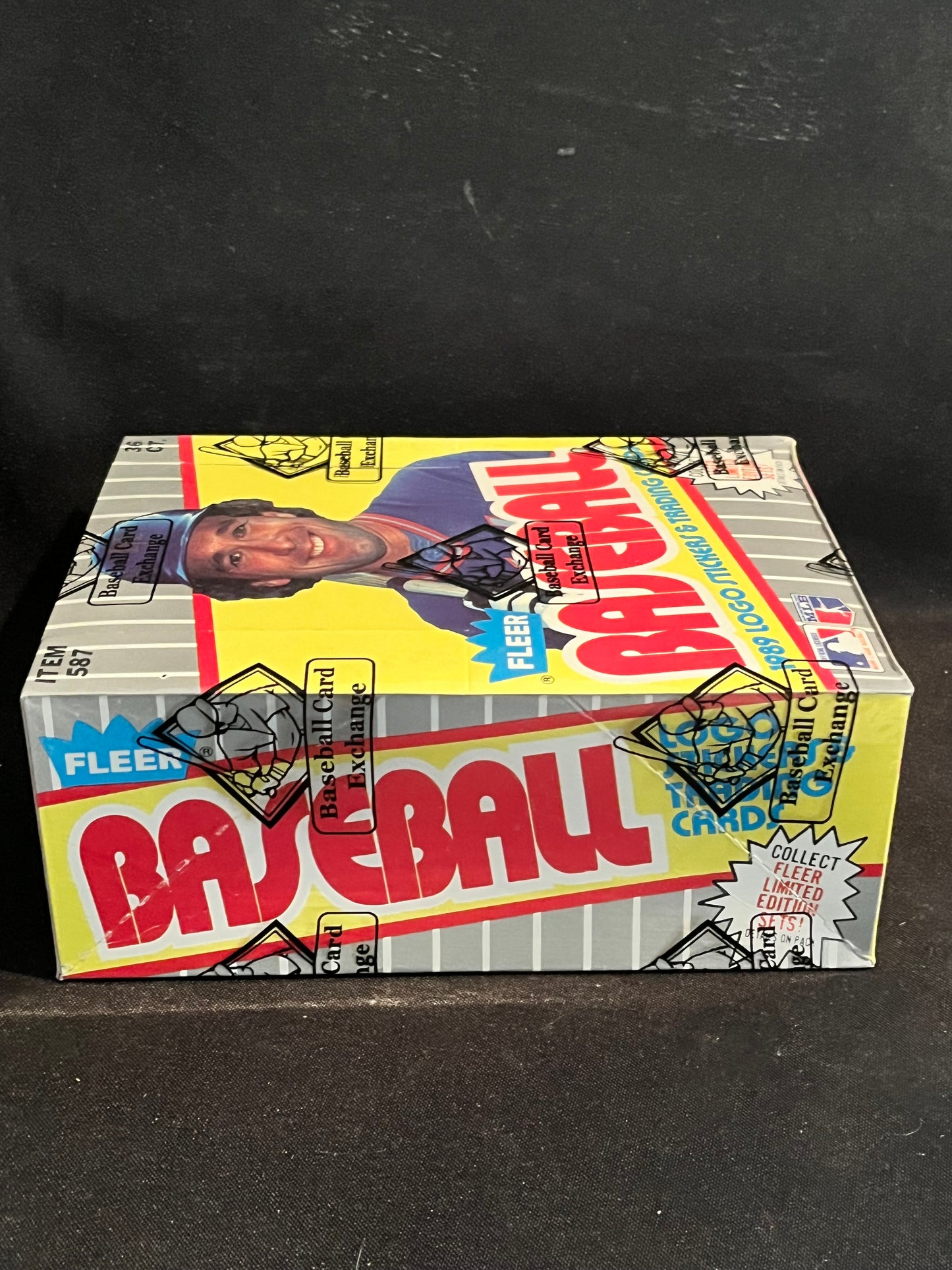 1989 Fleer Baseball Error Boxes BBCE FASC CODE (90171)