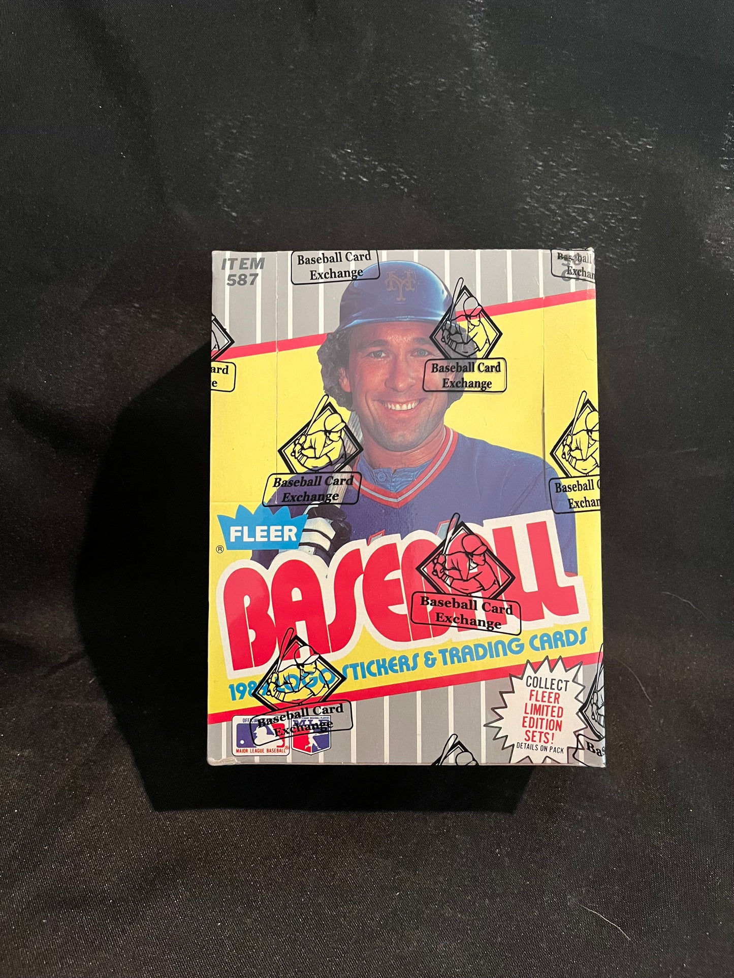 1989 Fleer Baseball Box BBCE FASC Error Code (83491)