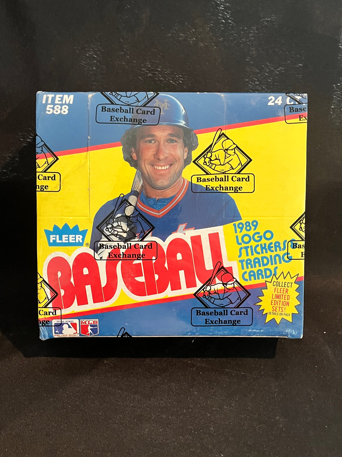 1989 Fleer Baseball BBCE FASC Cello Box