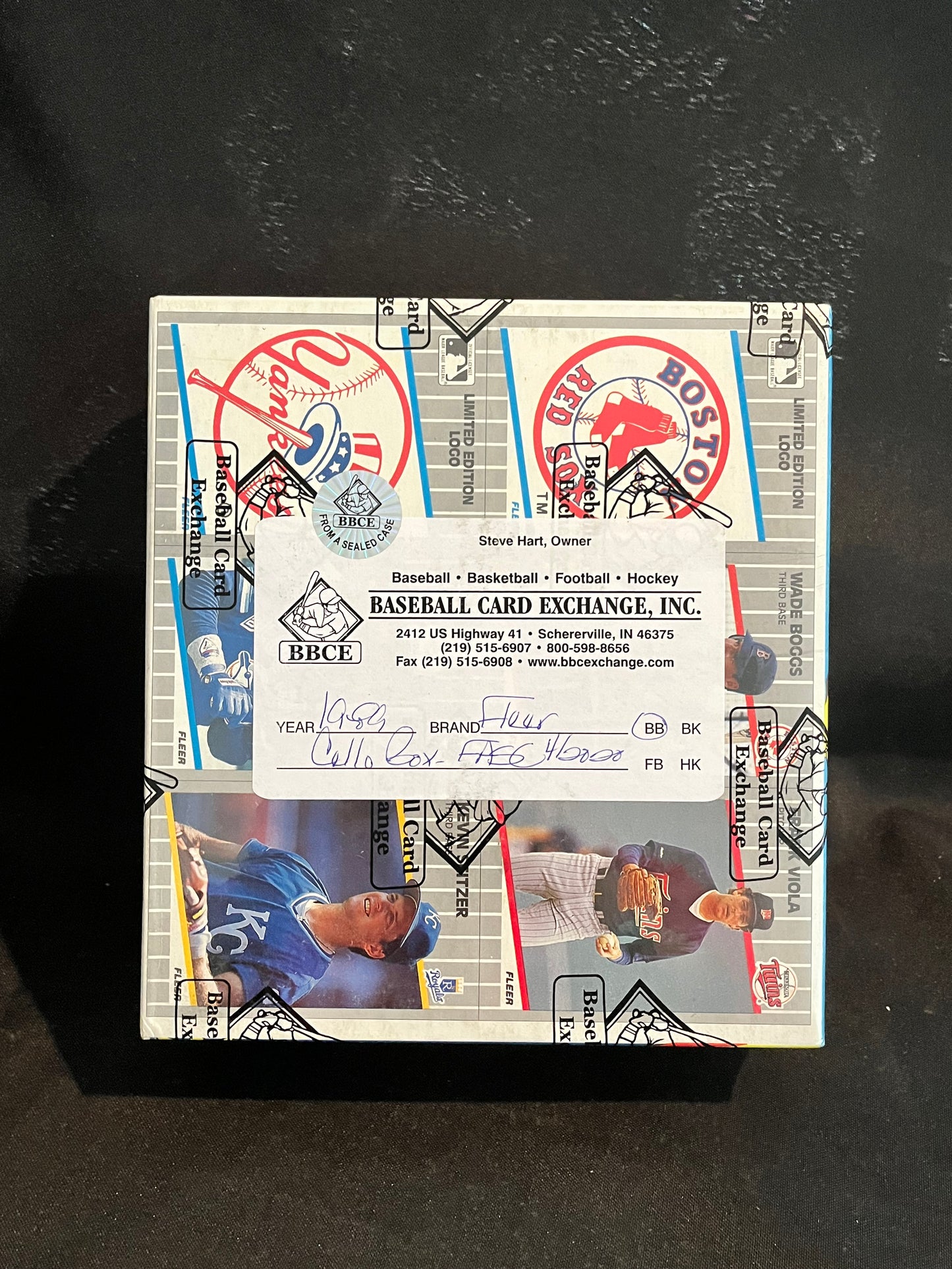 1989 Fleer Baseball BBCE FASC Cello Box