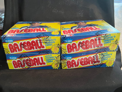 1989 Fleer Baseball BBCE FASC Cello Box