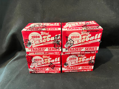 1986 Topps Traded BBCE FASC Set