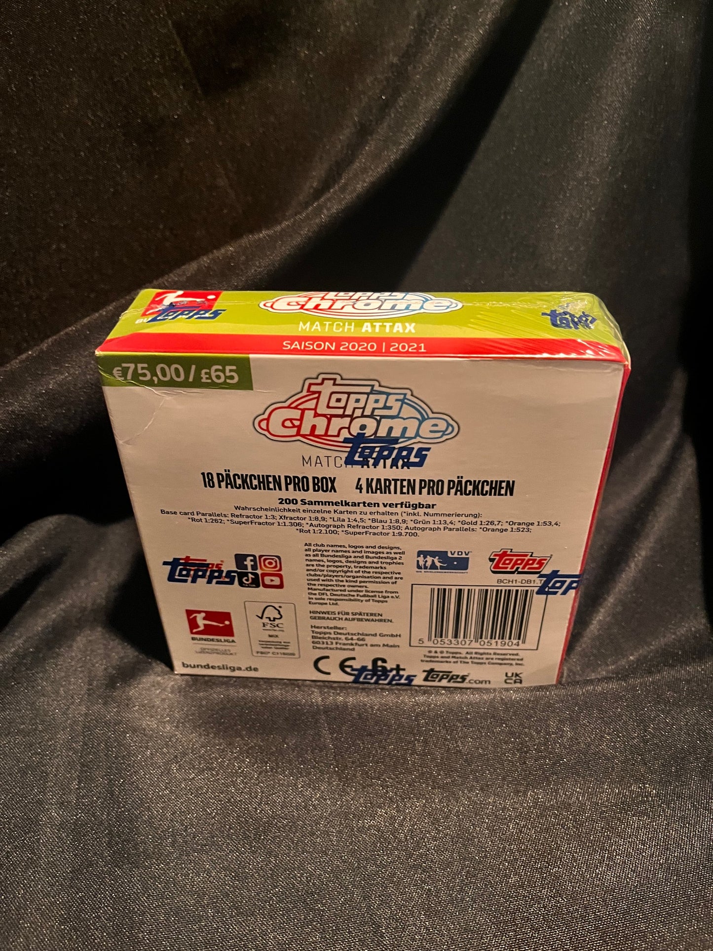 2020-21 Topps Chrome Match Attax Bundesliga Sealed Box