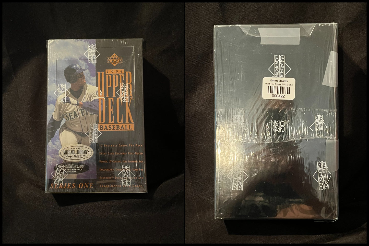 1994 Upper Deck Series 1 Baseball Hobby Box Sealed - Find the Griffey/Mantle Autograph