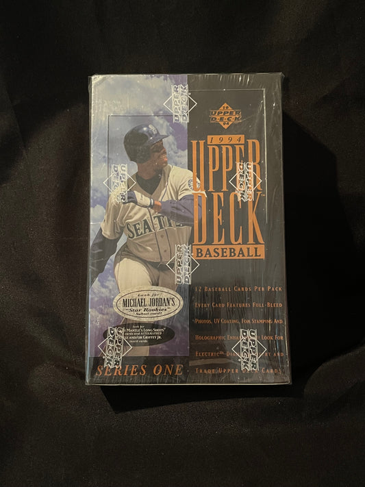 1994 Upper Deck Series 1 Baseball Hobby Box Sealed - Find the Griffey/Mantle Autograph