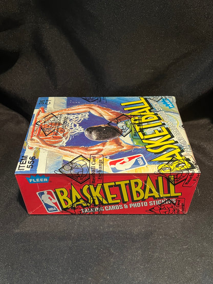 1989 Fleer Basketball BBCE FASC Sealed Box